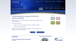 Desktop Screenshot of genepredictis.com